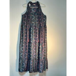 Paani beautiful maxi dress with paisley boho design / Size- Small